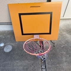 バスケットゴール（ボードはDIY）の画像