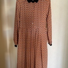【数回着用品】長袖ワンピース