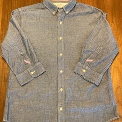 美品　BAFFY  デニムシャツ　7部袖