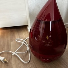 加湿器 卓上 アロマ ミニ加湿器 レッド 抗菌 4畳〜6畳 LE...