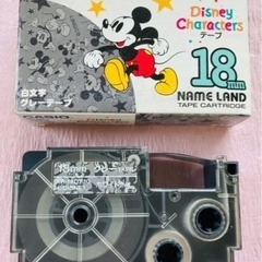 ネームランド 18mmテープMicky柄