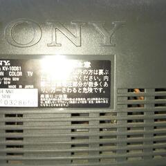 【再掲載、値下げ】ソニー ポータブルテレビ94年製の画像