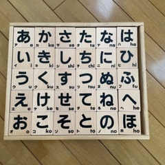 【値引き✨】知育ひらがな積み木の画像