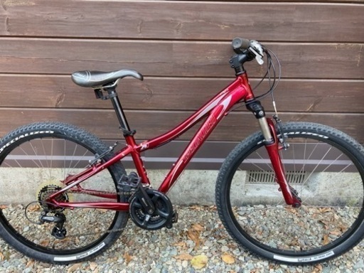 マウンテンバイク　スペシャライズド　レディース　ワインレッド