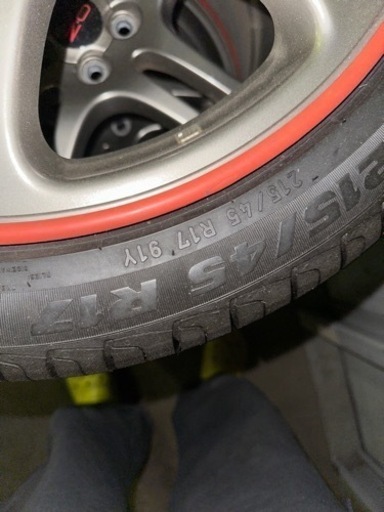 PCD100でプリウス用に買ったホイール スバル純正ホイール