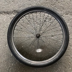 26インチ　前輪　タイヤホイールセット