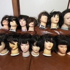 <美容師練習用>使用済みカットウィッグ