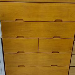 ★ジモティ割あり★  チェスト 茶 H125×D40×W80 ク...