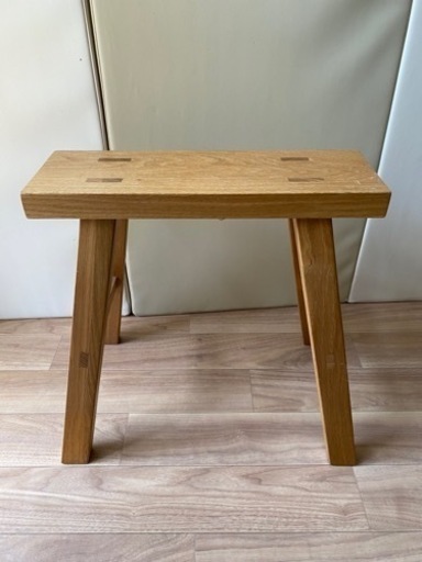 無印良品　無垢材　ベンチ小