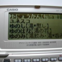 CASIO　J50音配列キー　電子辞書Ex-wordの画像
