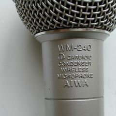⭕AIWA WM-240 コンデンサー・ワイヤレスマイクの画像