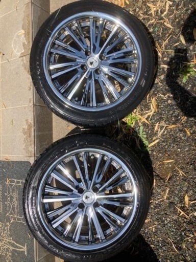 アルミホイール　クレンツェ　タイヤ付き17インチ4ケツ