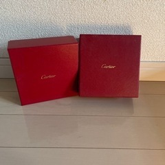 カルティエ　ネックレス空箱　二個