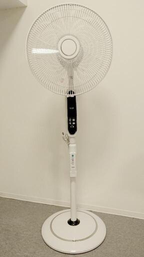 【美品】扇風機 / リモコン付き、高さ調節可、液晶表示
