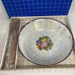 ラスターフルーツ サラダボール  大皿 リサイクルショップ宮崎屋...