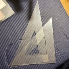 大きめの三角定規　2個セット