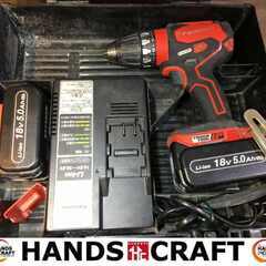 パナソニック EZ74A 充電式ドリルドライバ 中古品 18V 5.0Ah バッテリー×2 充電器 【ハンズクラフト宜野湾店】