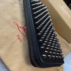 大幅値下げ　クリスチャン　ルブタン　長財布　パネトーネ　ブラックの画像