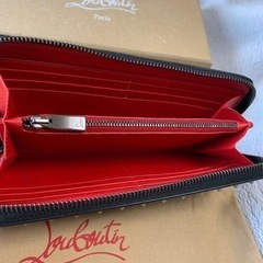大幅値下げ　クリスチャン　ルブタン　長財布　パネトーネ　ブラックの画像