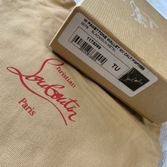 大幅値下げ　クリスチャン　ルブタン　長財布　パネトーネ　ブラックの画像