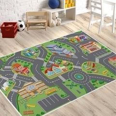 ラグ　道路　ミニカー　
