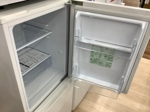 AQUA 2ドア冷蔵庫です。