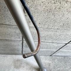 自転車スタンドポールの画像