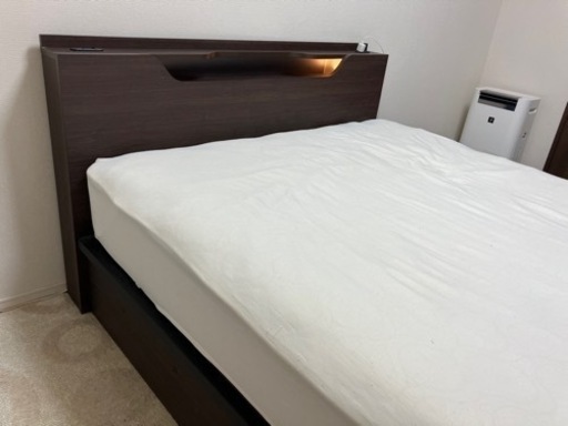 ダブルベット【フレームのみ】油圧収納あり