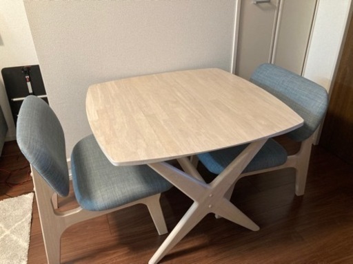 (美品)ニトリ　2人用ダイニングテーブルセット