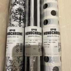 ラッピング モノトーン セロファン 4本セット ロールの画像