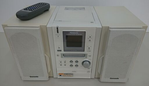 Panasonic　SA-PM37MD　CDMDコンポ　動作確認済み