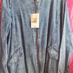 【処分】☆レディース☆デニムジップロングブルゾン☆新品☆