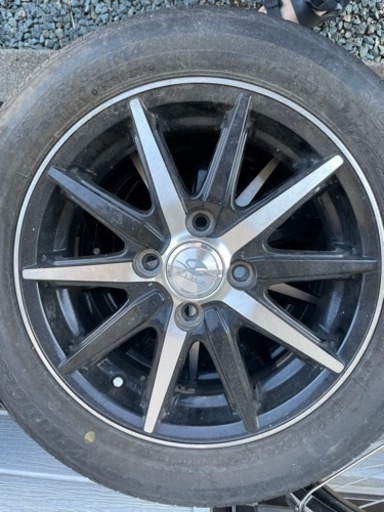 軽自動車用アルミホイール155/65R14 普通タイヤは使用不可