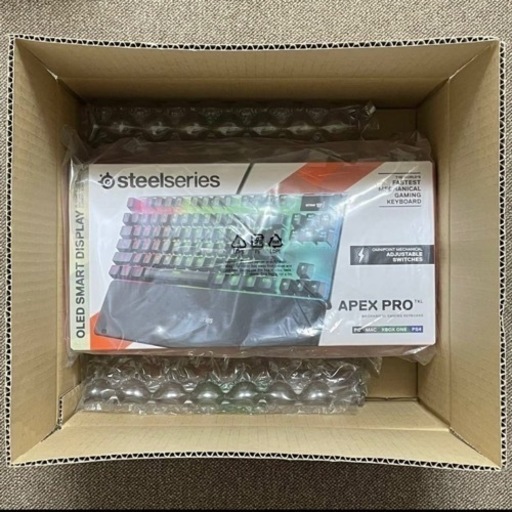【新品未開封】SteelSeries メカニカル ゲーミングキーボード 日本語配列 テンキーレス Apex Pro TKL JP 64