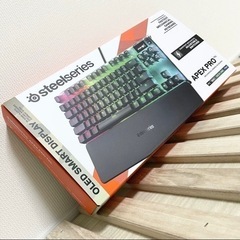 【新品未開封】SteelSeries メカニカル ゲーミングキーボード 日本語配列 テンキーレス Apex Pro TKL JP 64737 リストレスト付き