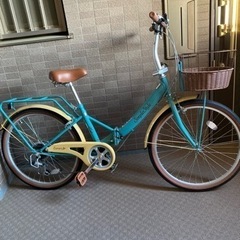 【超美品】折りたたみ自転車　KCD シンプルスタイルの画像