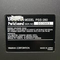 YAMAHA エレクトロニック キーボード PSS-280 ヤマハの画像