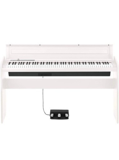 KORG コルグ 電子ピアノ LP180 88鍵 ホワイト 白 譜面立てとペダルが付属