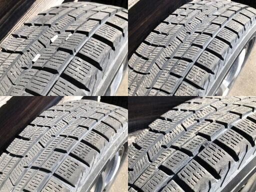【成約、終了します】軽自動車　アルミホイール＆スタッドレスタイヤ　4本セット　13インチ　ガリ傷無し！