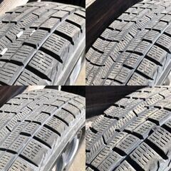 【成約、終了します】軽自動車　アルミホイール＆スタッドレスタイヤ　4本セット　13インチ　ガリ傷無し！