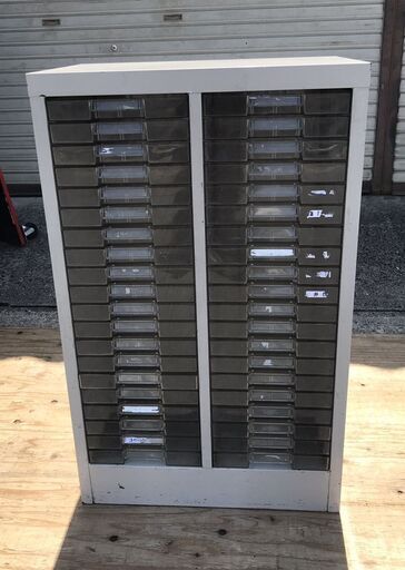 KOKUYO コクヨ スチール製 2列20段 書類ケース 書棚 収納 キャビネット 事務用品 幅54cm×奥行33cm×高さ88cm