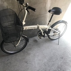 価格応談　折りたたみ自転車　6段変速付　長期保管品の画像