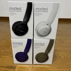 modest ヘッドホン4色組