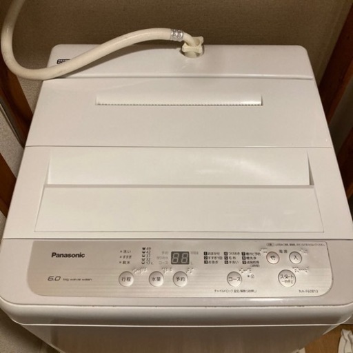 美品 Panasonic パナソニック 洗濯機 na-f60b13 2020年製 格安配送可 設置可