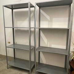 ikea HYLLIS スチールラック2点
