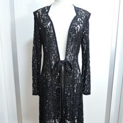 sainte neige サントネージュ 総レース ロングカーデ...