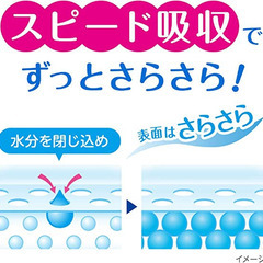 【４個セット】ポイズさらさら素肌 吸水ナプキン微量用★すみっコぐらしの画像