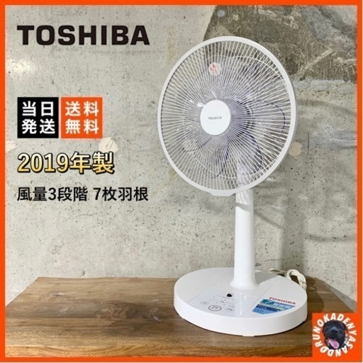 【ご成約済み】TOSHIBA 優しい風✨7枚羽根 扇風機⭕️ 配送可能