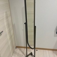 鏡 スタンドミラー キャスター付き