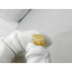 エルメス HERMES ケリー スカーフリング ゴールド　カデナ　クロコ　型押しの画像